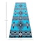 Flash Furniture 2x7 Rustic Turquoise Area Rug ACD-RGC318-27-TQ-GG - alternate 4